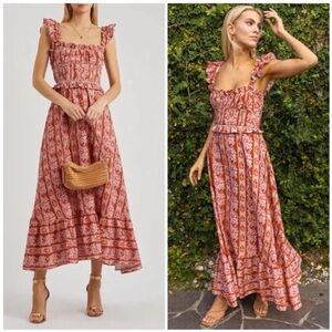Lug Von Siga Helena Linen Cotton Maxi Dress